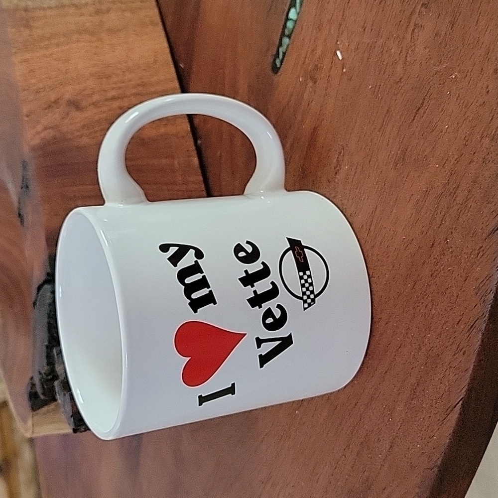 I ❤️ my Vette Mug by M Ware, Chevy Corvette C3